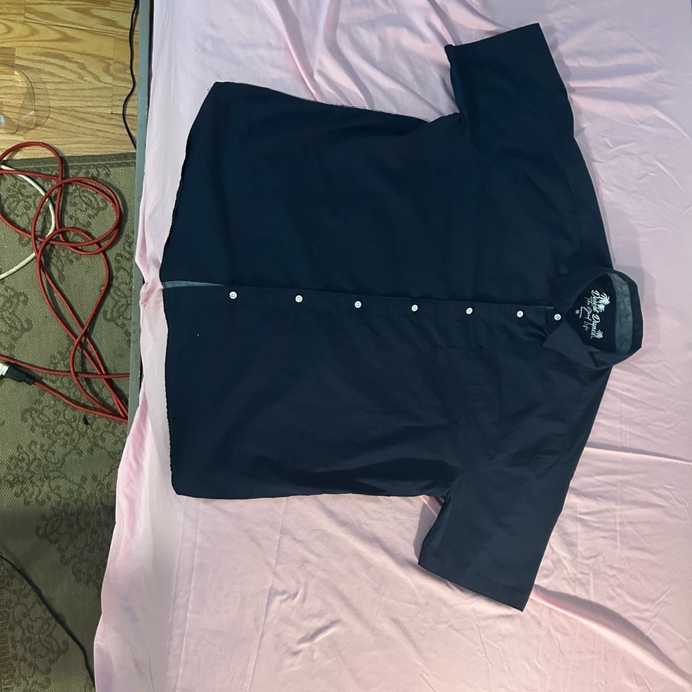 Black Button-Up Shirt